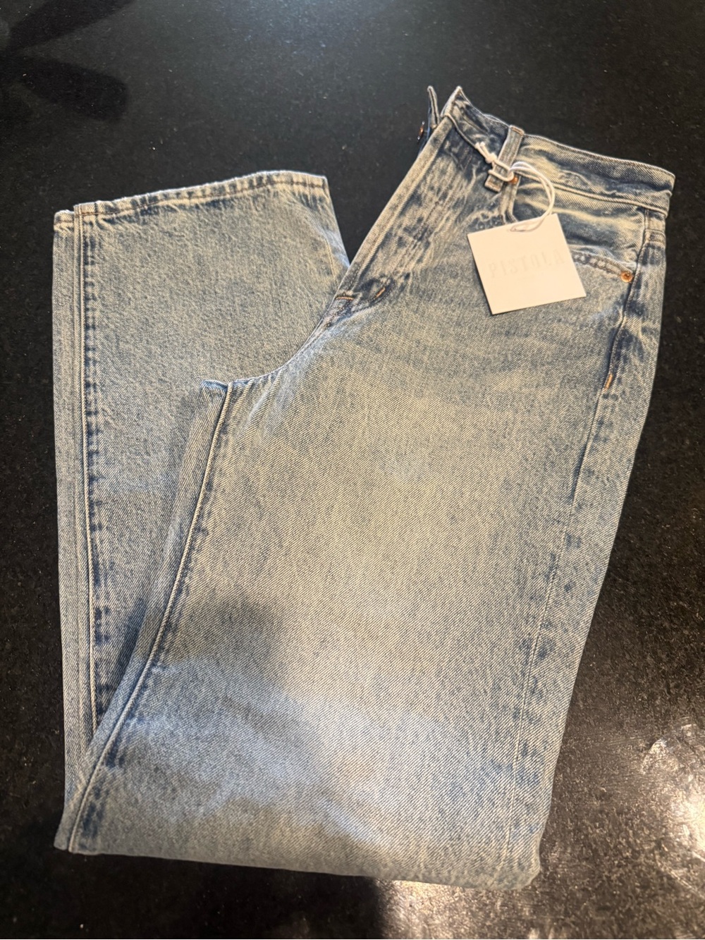 CASSIE SUPER HIGH RISE STRAIGHT JEAN - BRAMBLE - Picture 4 of 11